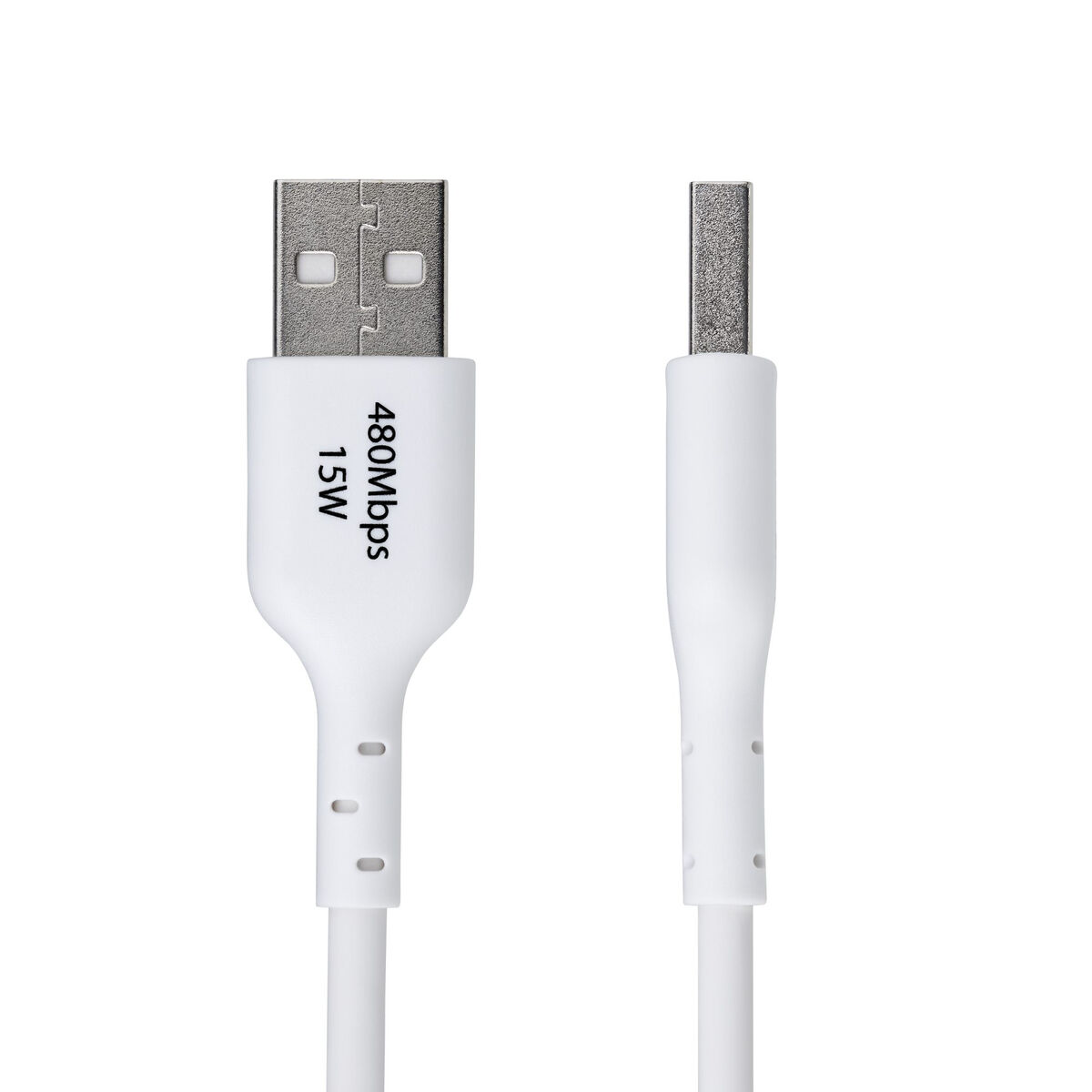 USB Cable Startech USB2AC2MNCWHE Бял 2 m